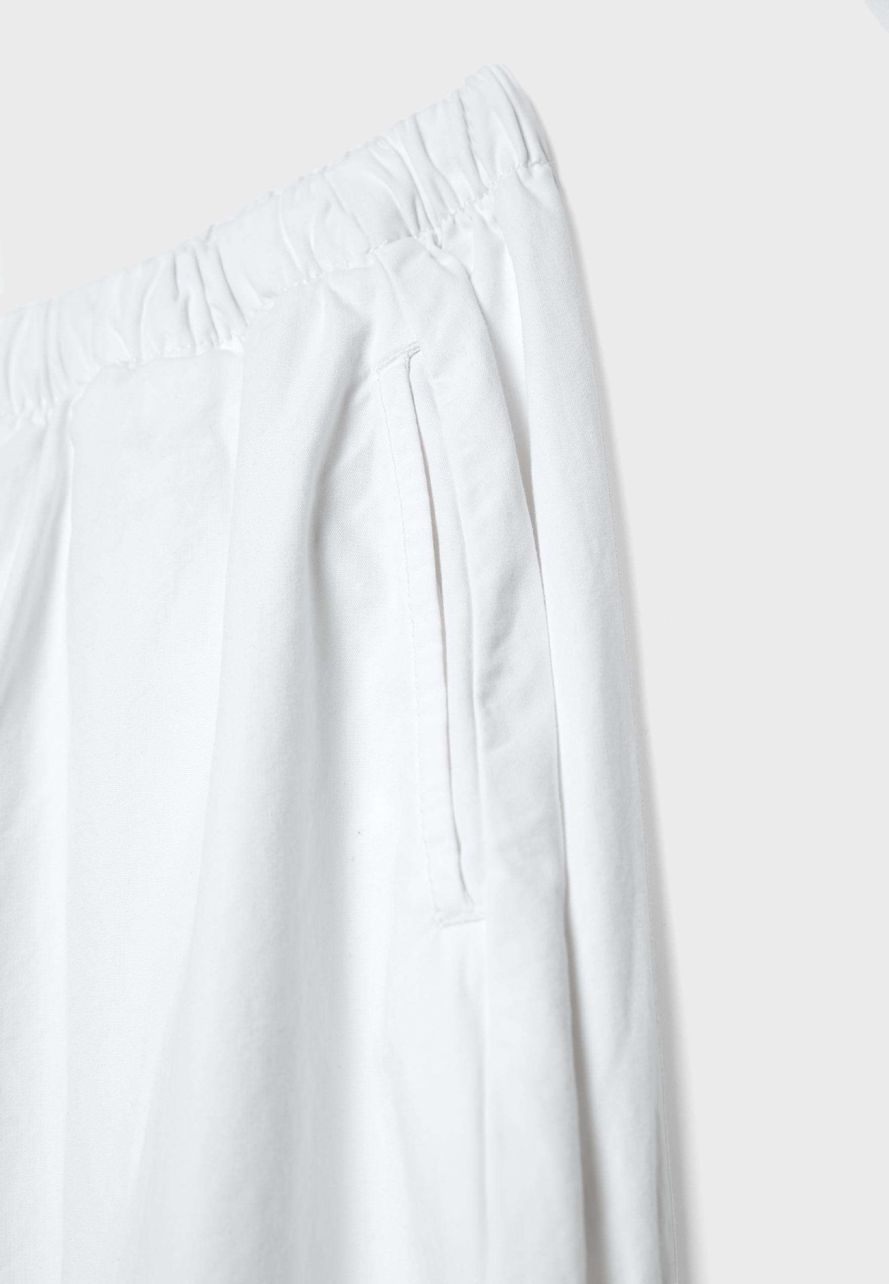 Poplin bloomer trousers — Ecru