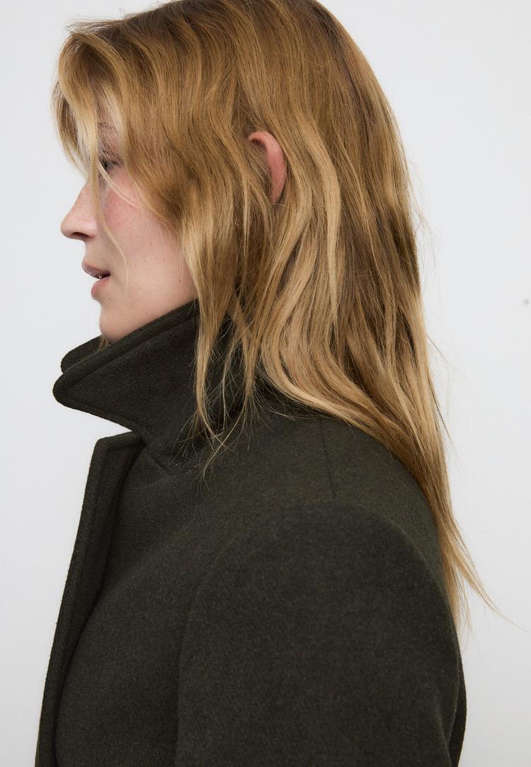 long coat with belt