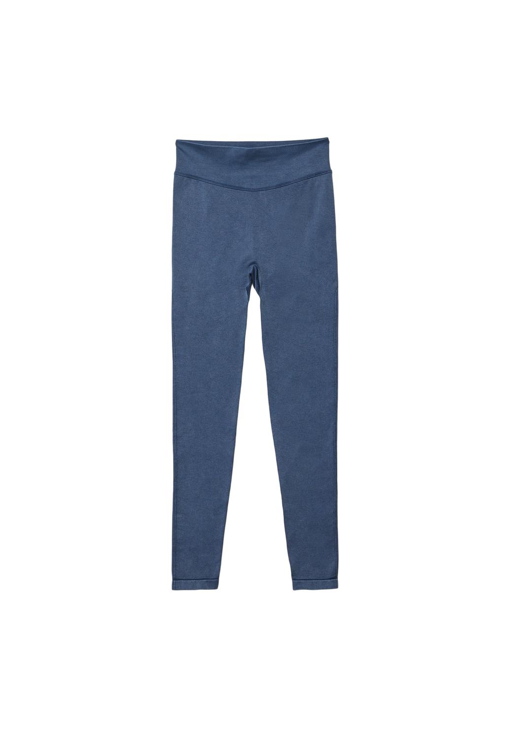 Legging taille haute effet délavé