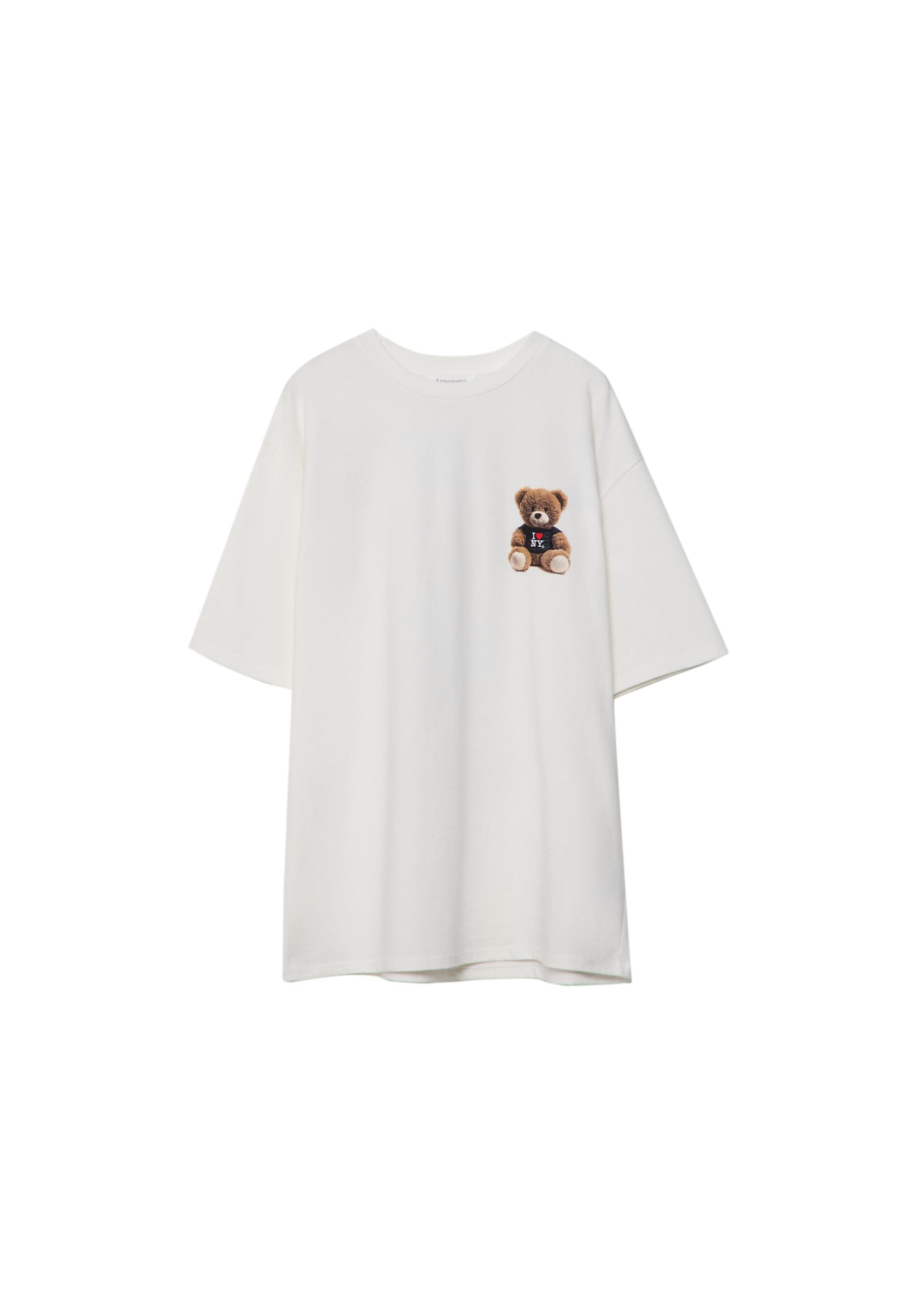 I love NY oversize T-shirt - Women's fashion | Stradivarius