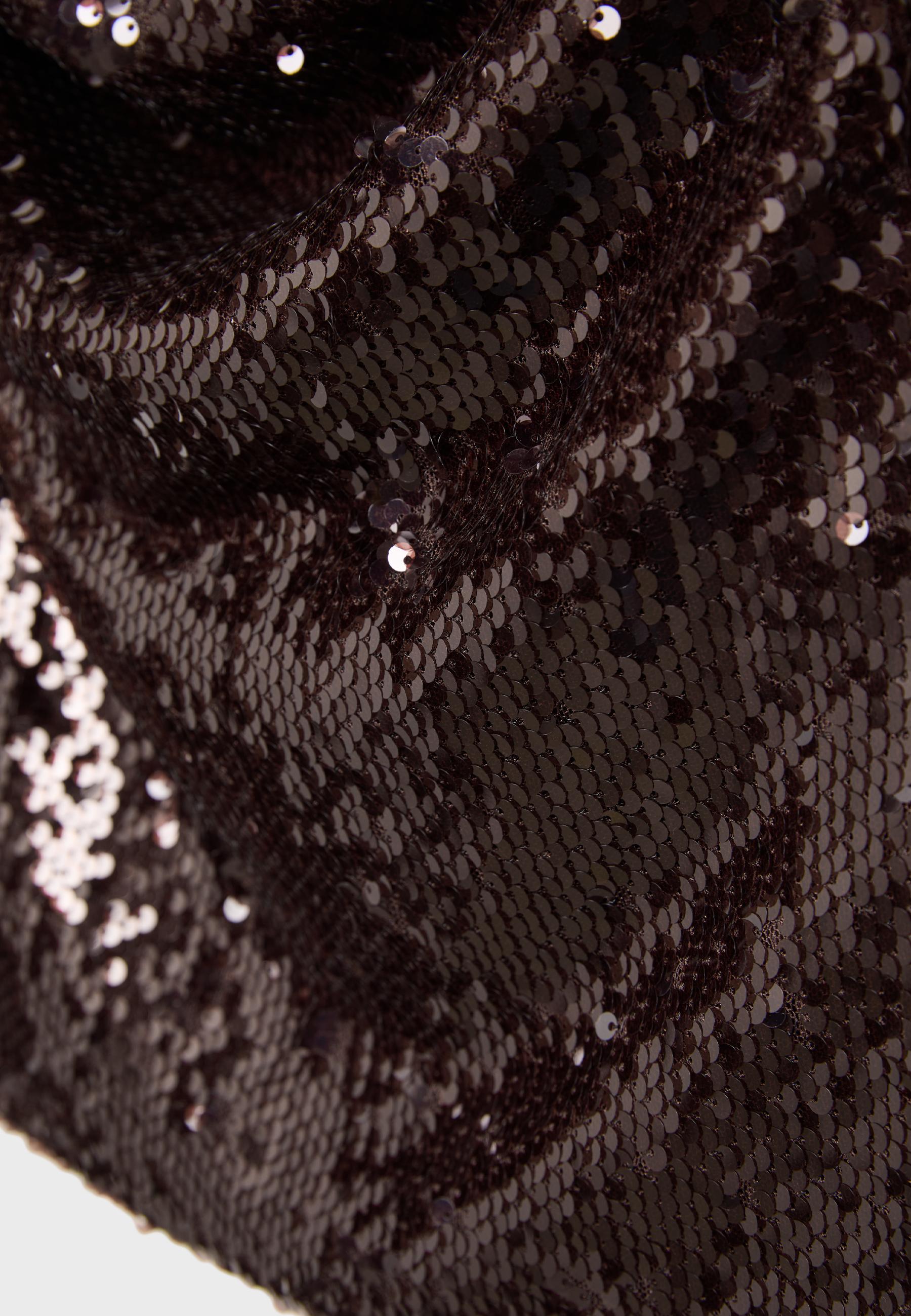 Sequin halter top — Brown