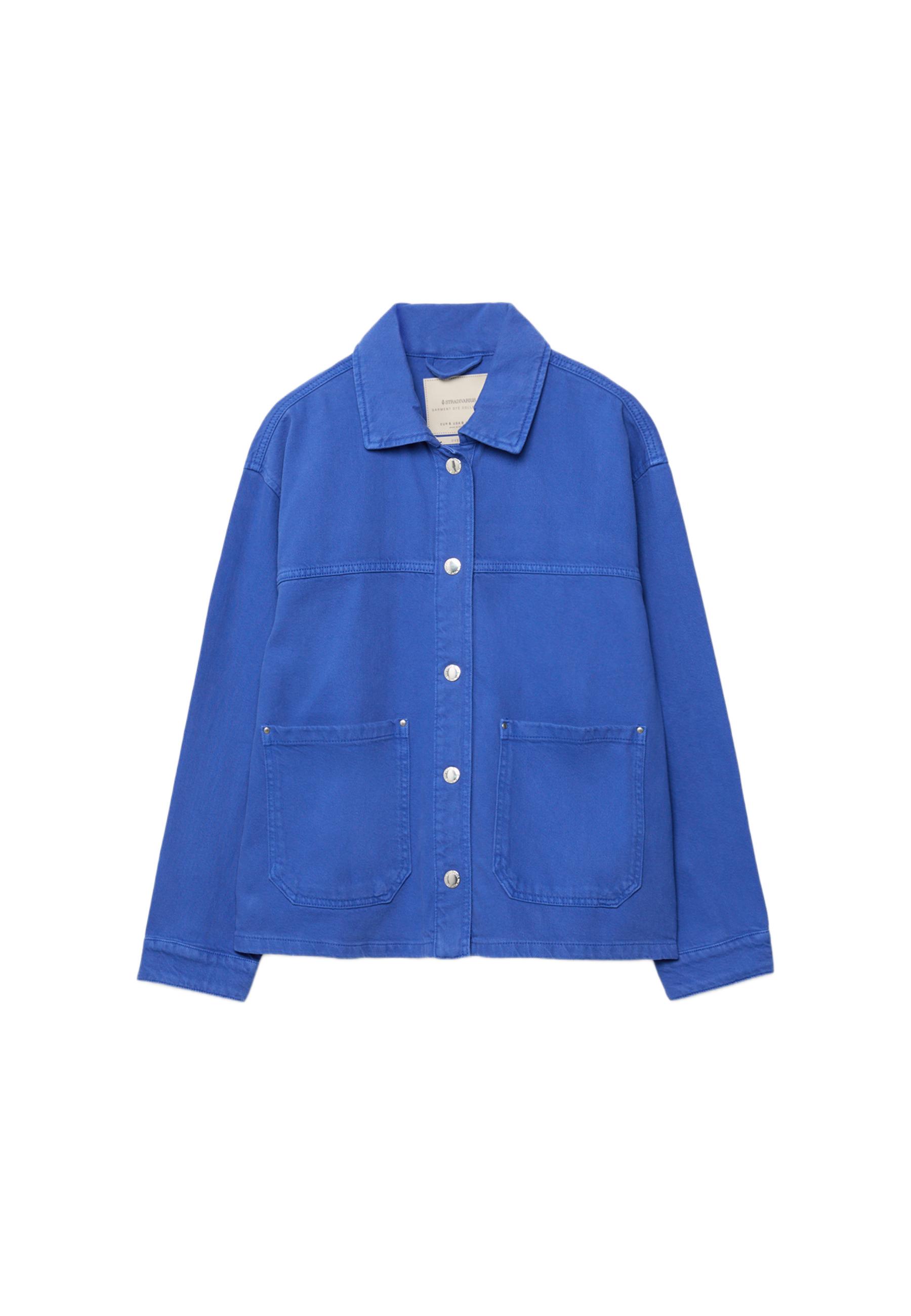 Patch pocket jacket — Electric blue