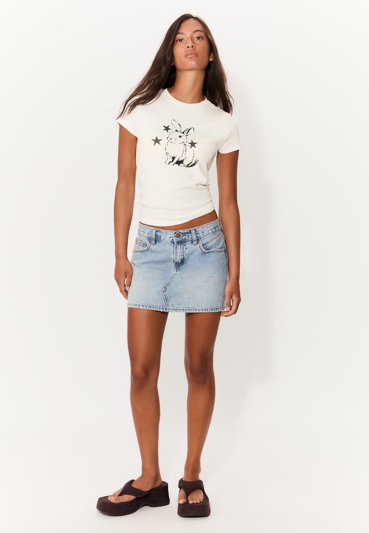 fitted bunny shirt
