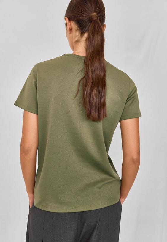 tshirt basique regular toucher doux b02