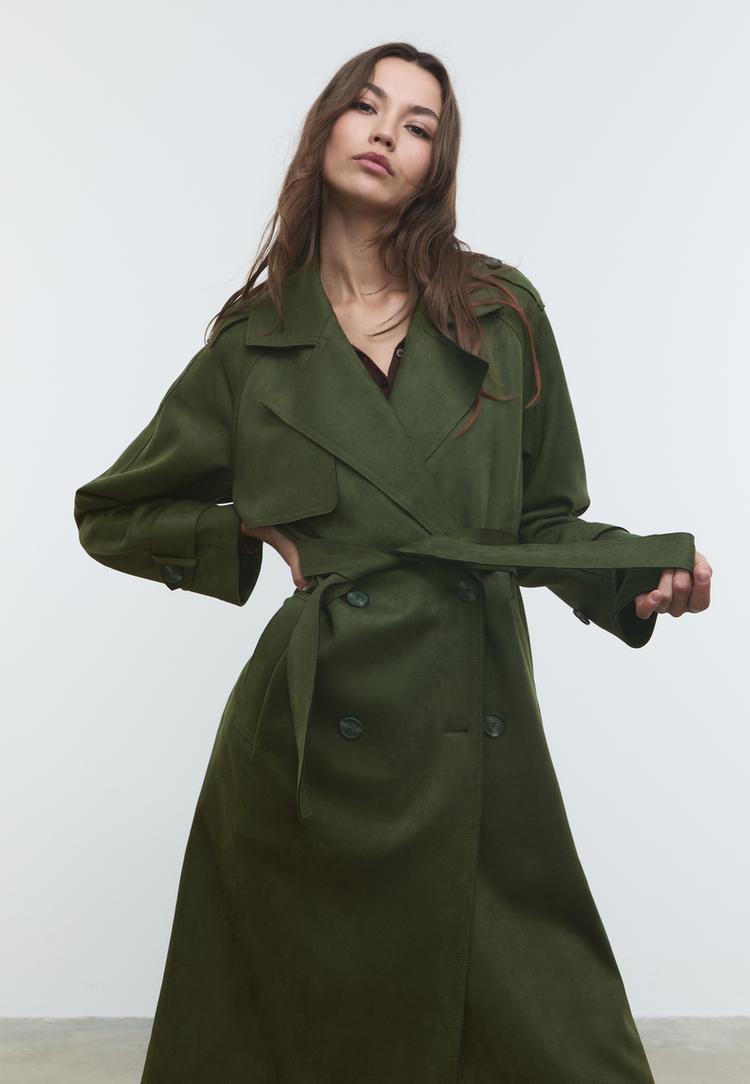 trench largo efecto ante