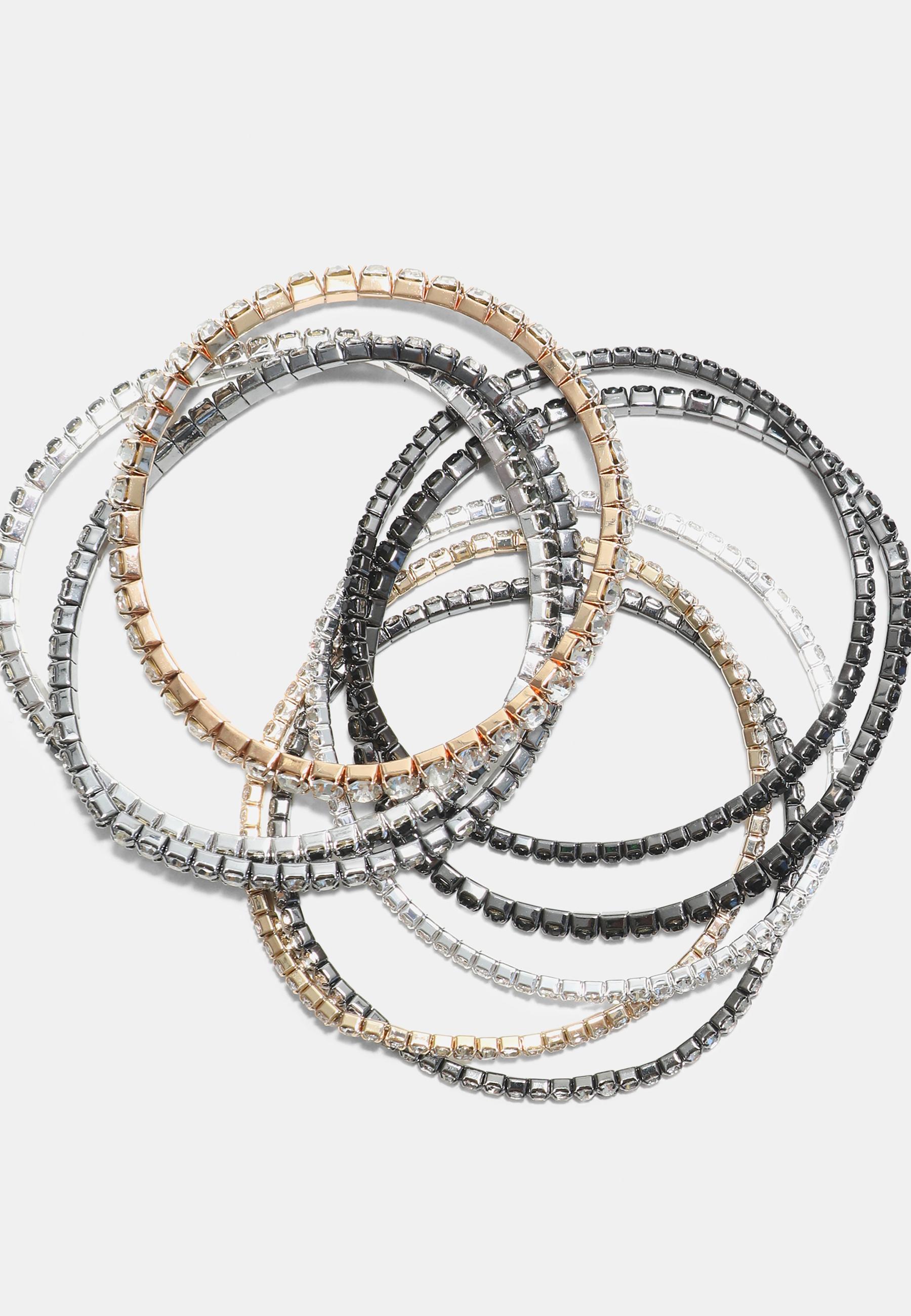 Set of 8 bracelets — Grey