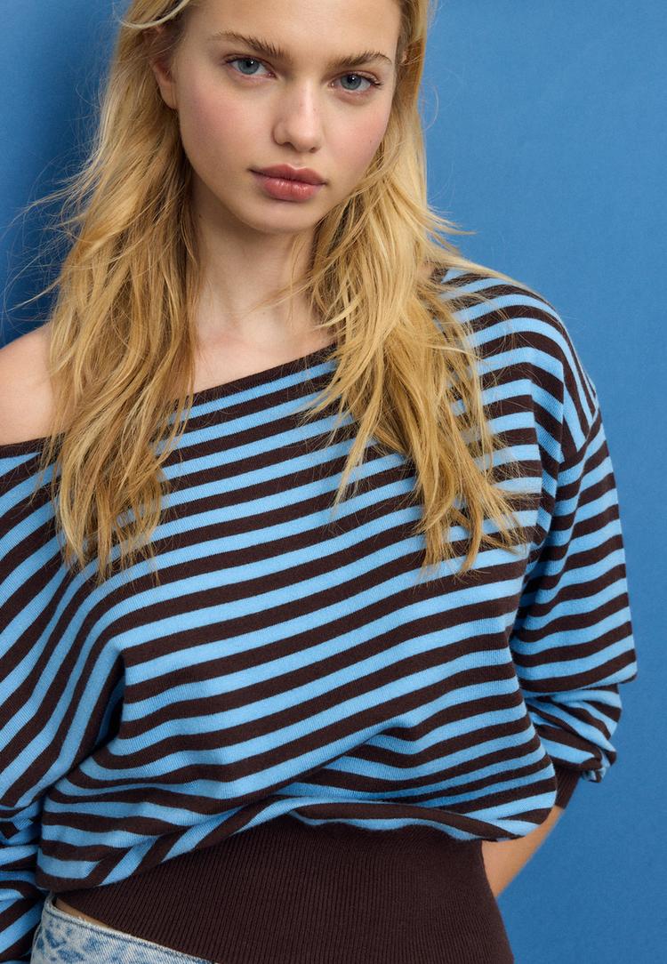 jersey punto cuello barco