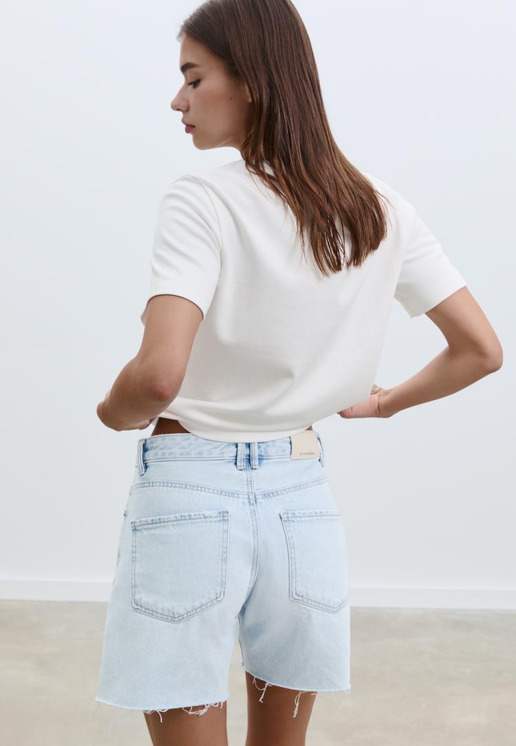d93 short denim longline