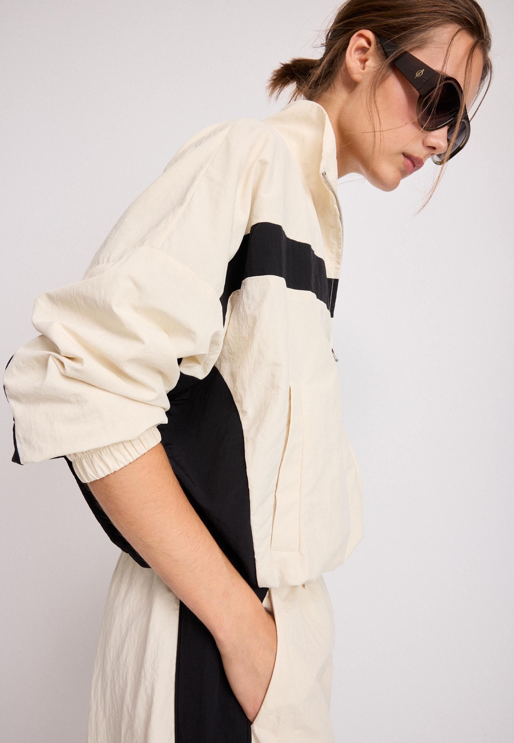Technical windbreaker jacket — Ecru
