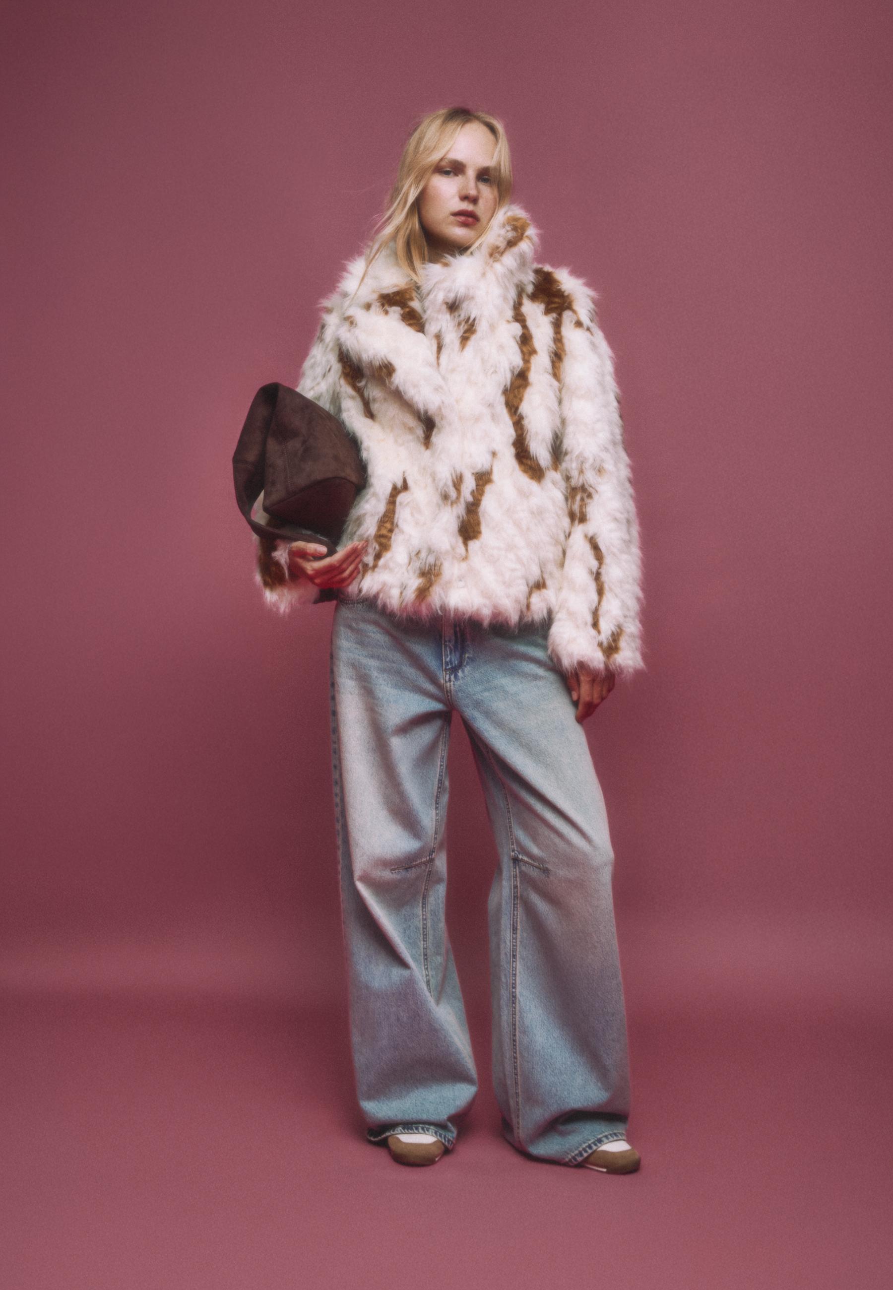 Manteau Fausse Fourrure Femme Long Épais | Cardigan Chaud à Poils Longs Avec Poches Pour Hiver, Extérieur