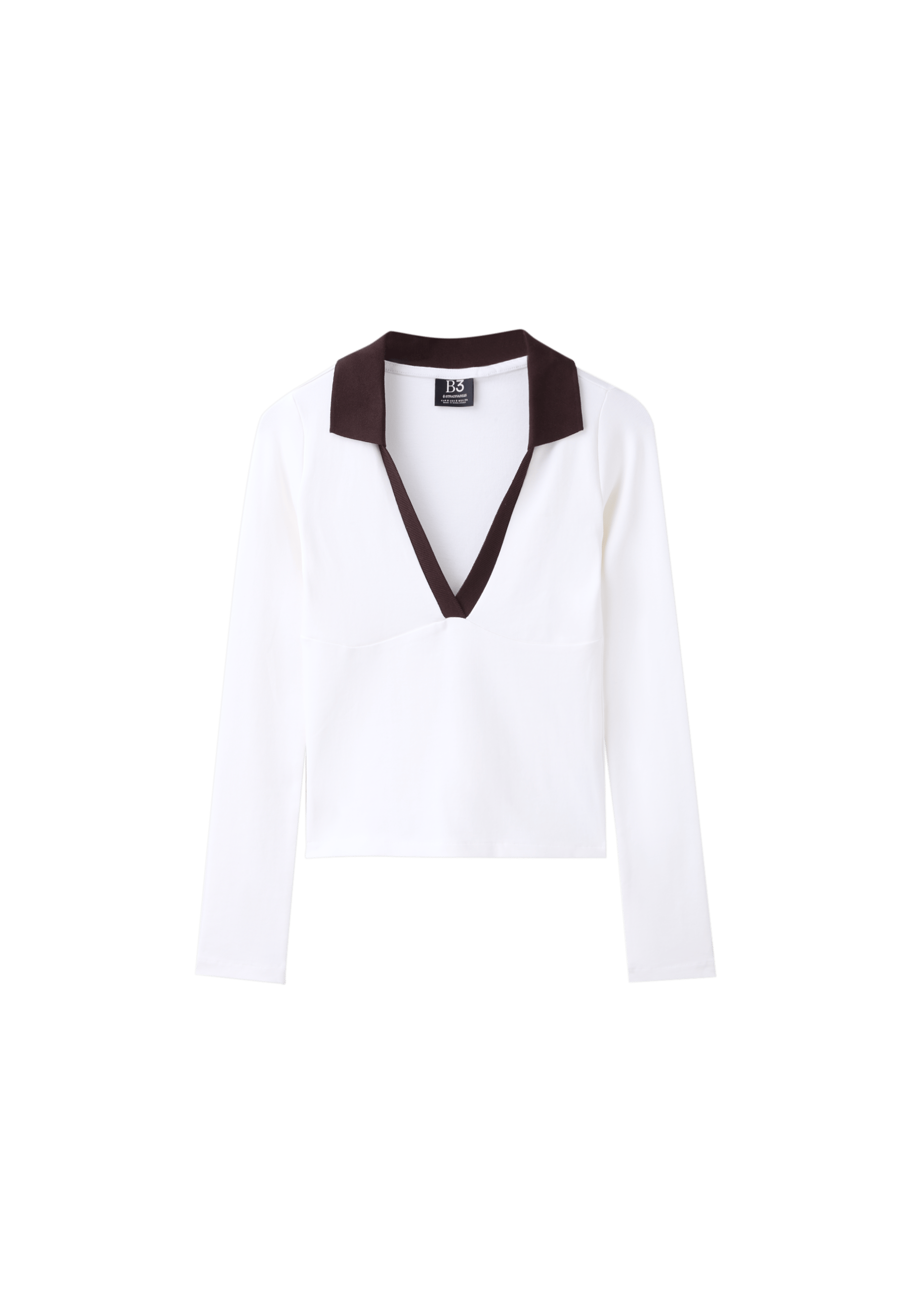 Stradivarius B03 Esnek polo t-shirt görsel 4