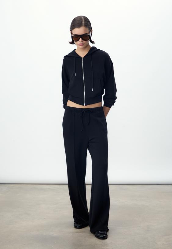 sudadera cremallera tacto suave