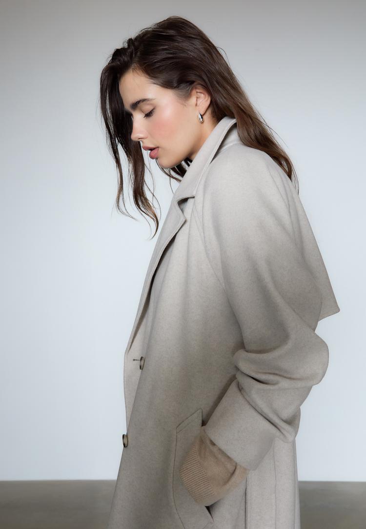 soft touch trench coat