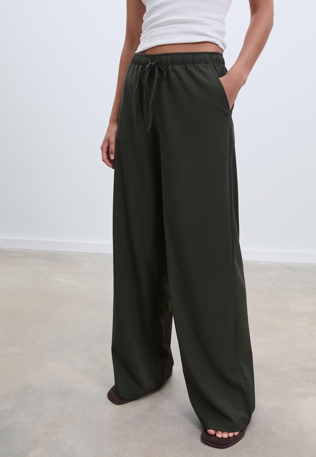Long flowing smart trousers