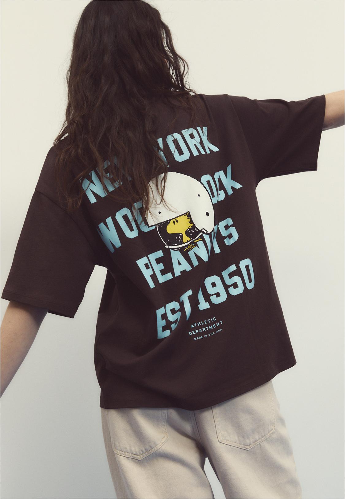 Mujer Stradivarius Stradivarius Blusa Negra Camisetas Basicas