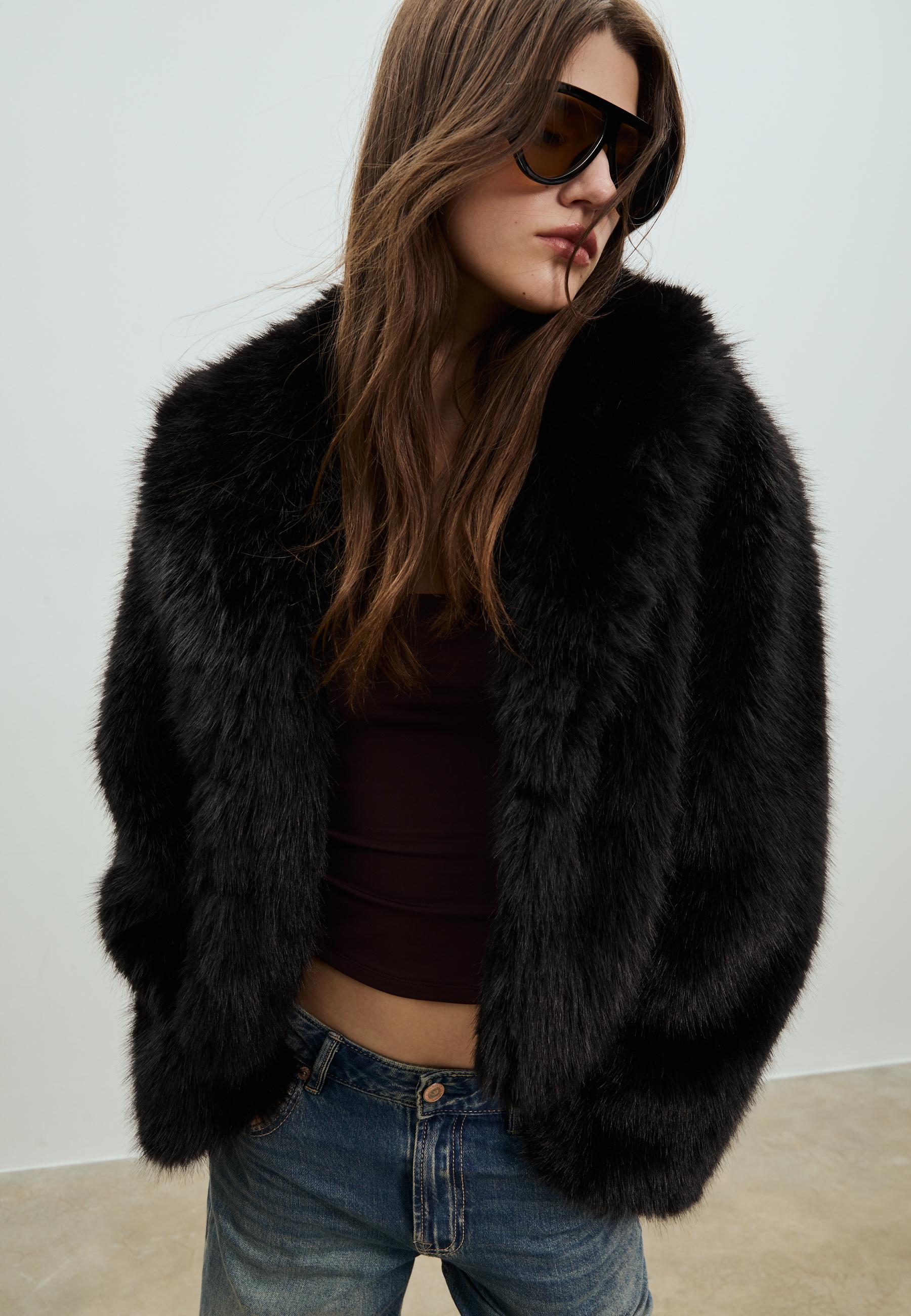 Faux fur jacket - Women's fashion | Stradivarius France