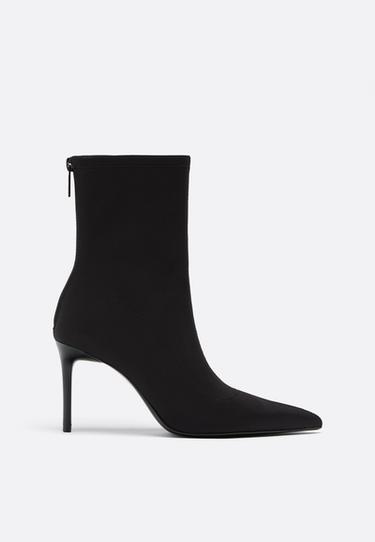 Stiletto heel ankle boots — BLACK  1