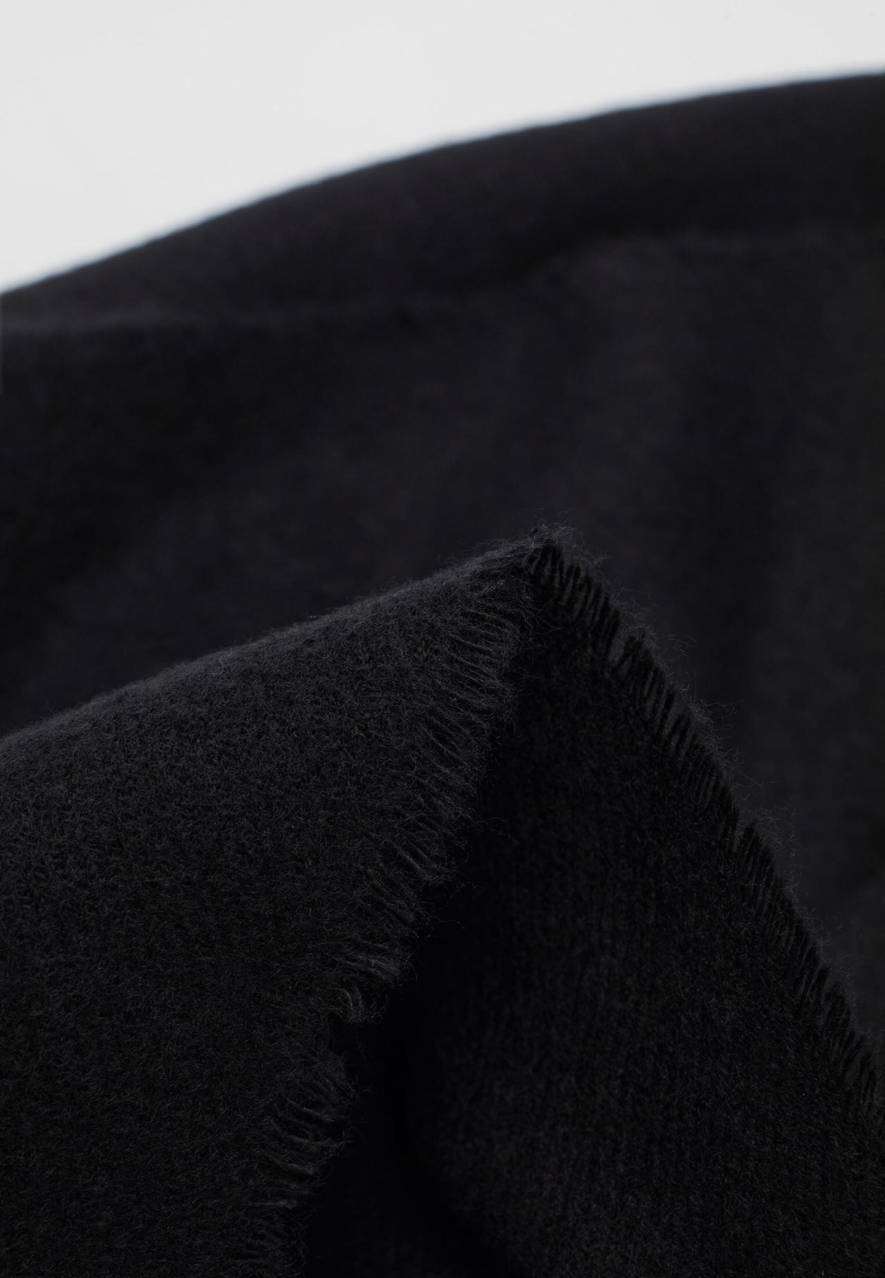 Fine basic scarf — Black