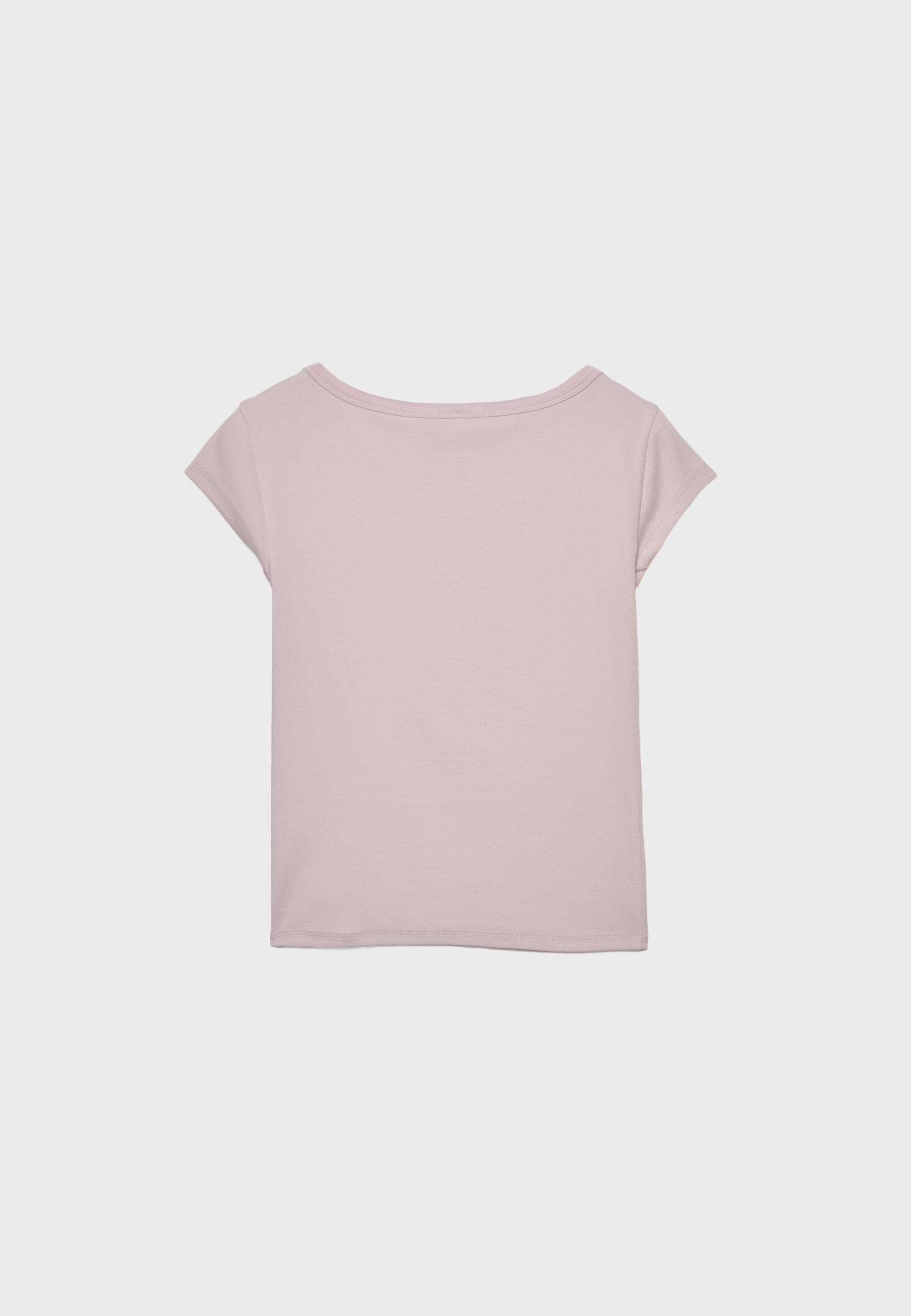 Henley t-shirt with buttons - Women's fashion | Stradivarius