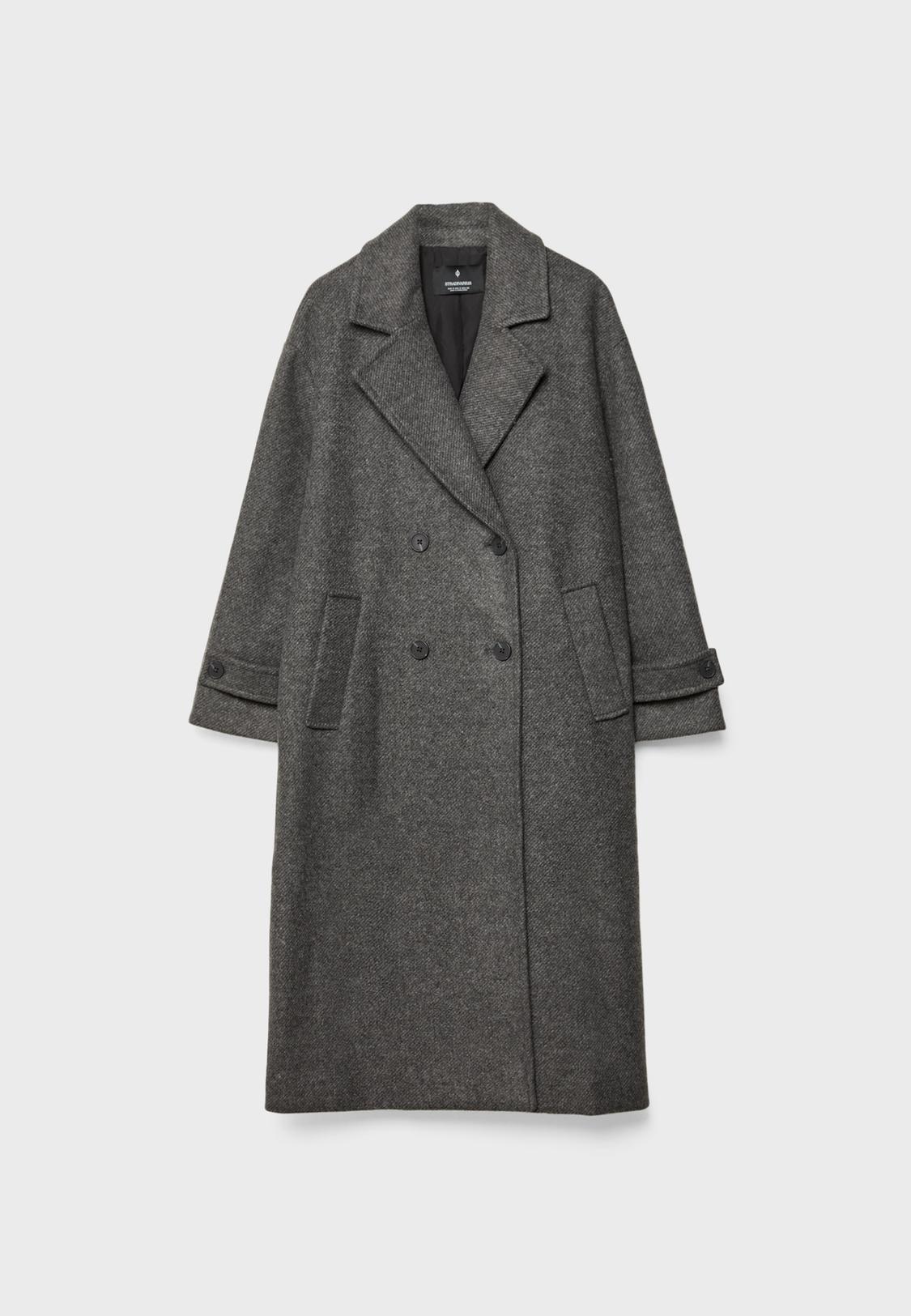 Manteau long oversize Vestes femme Stradivarius Tunisie