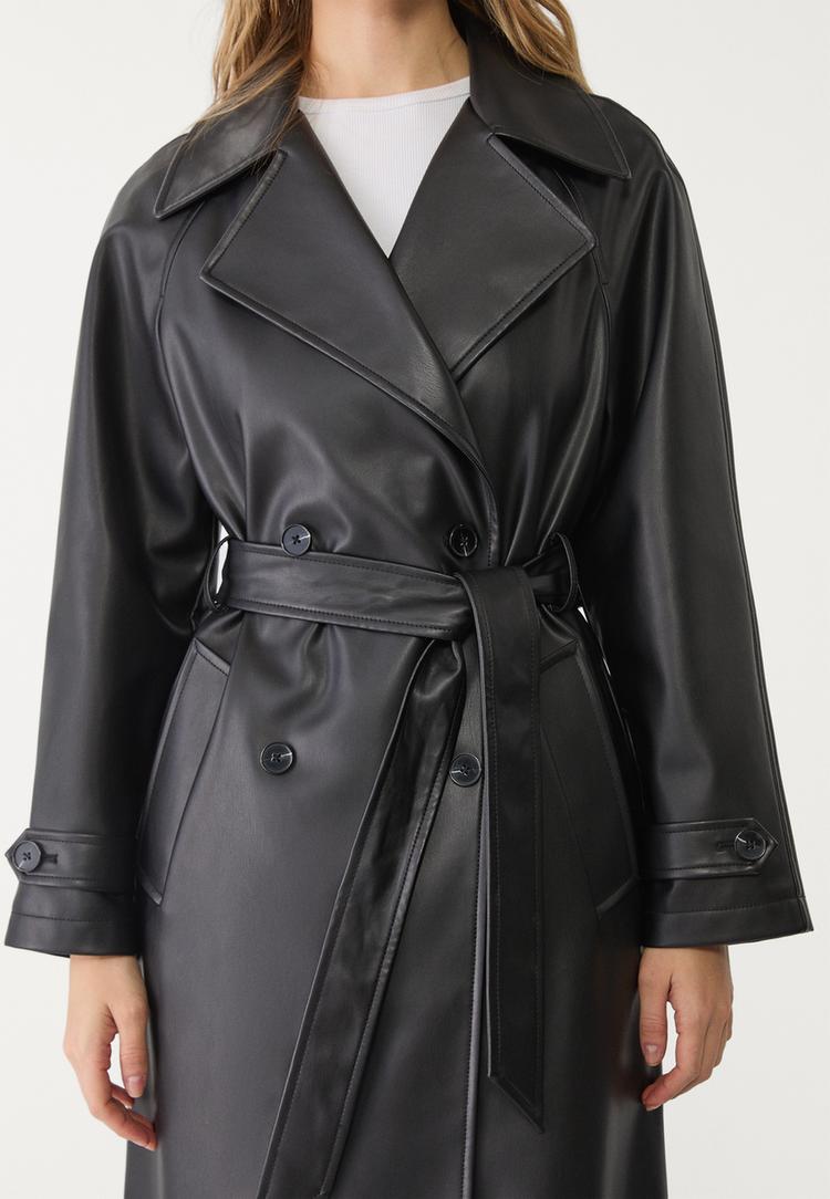 trench larga efecto piel
